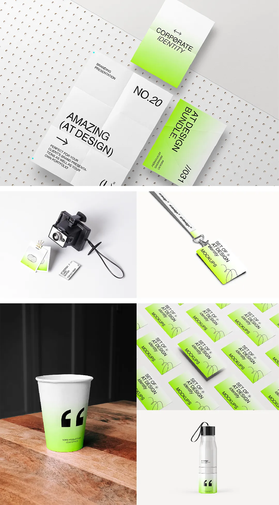 品牌VI纸杯水杯工牌名片应用PS样机