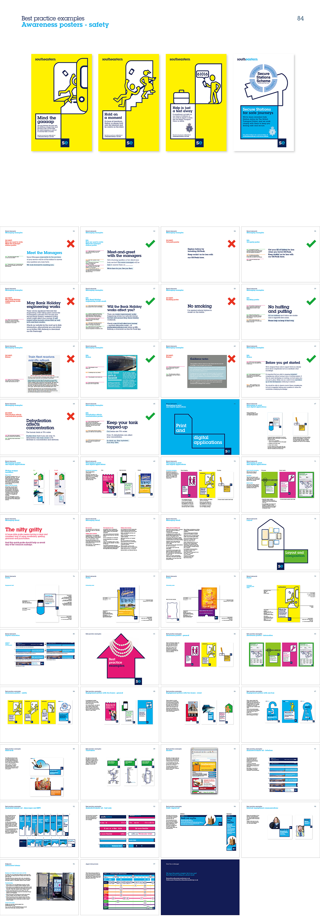 英国Southeastern Railway火车运营商VI手册