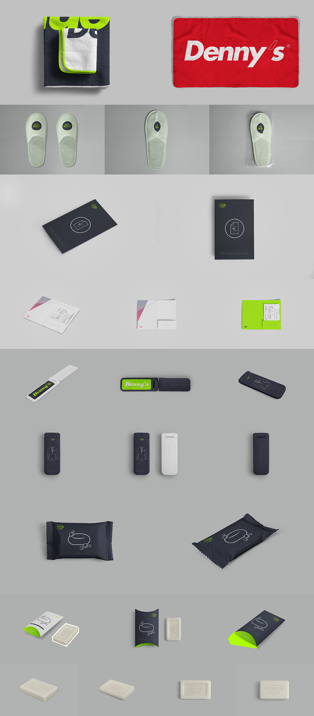 酒店名宿品牌VI应用PS样机