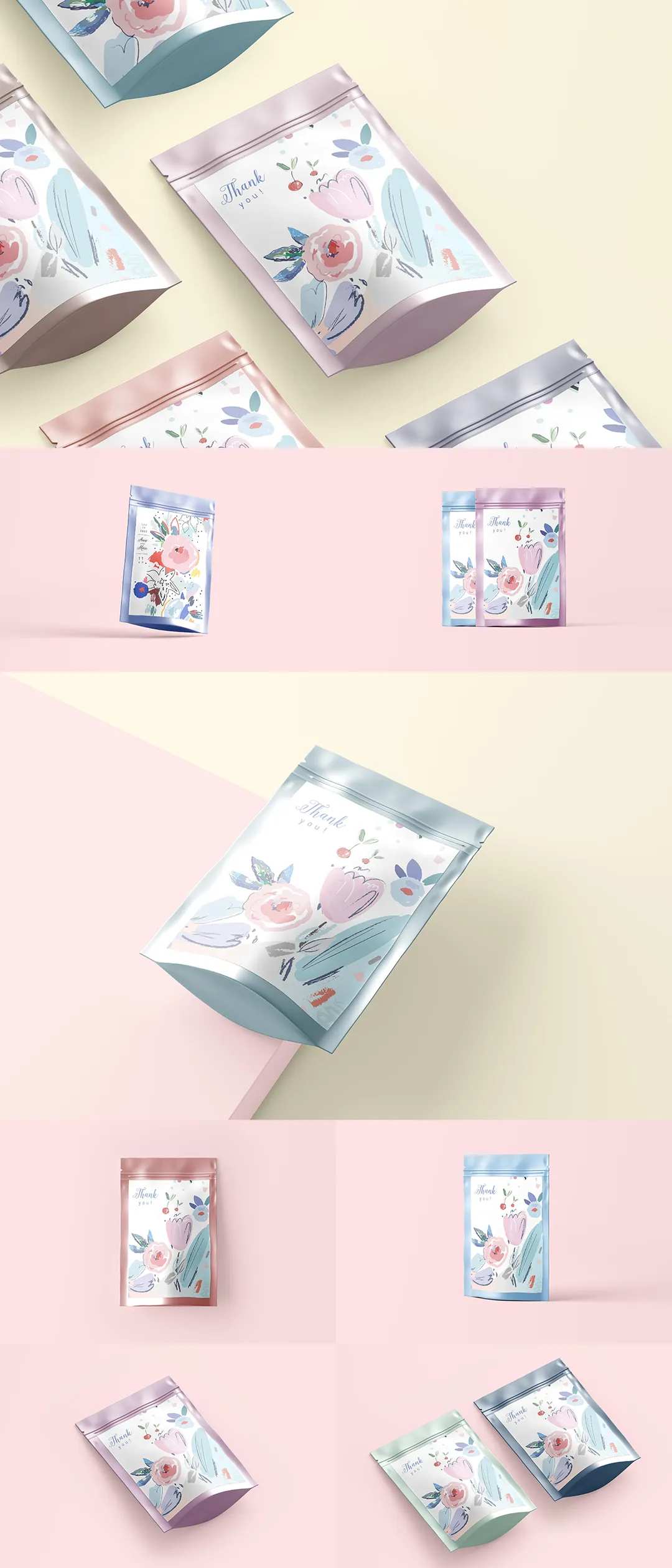 质感食品自封塑料包装袋PS样机