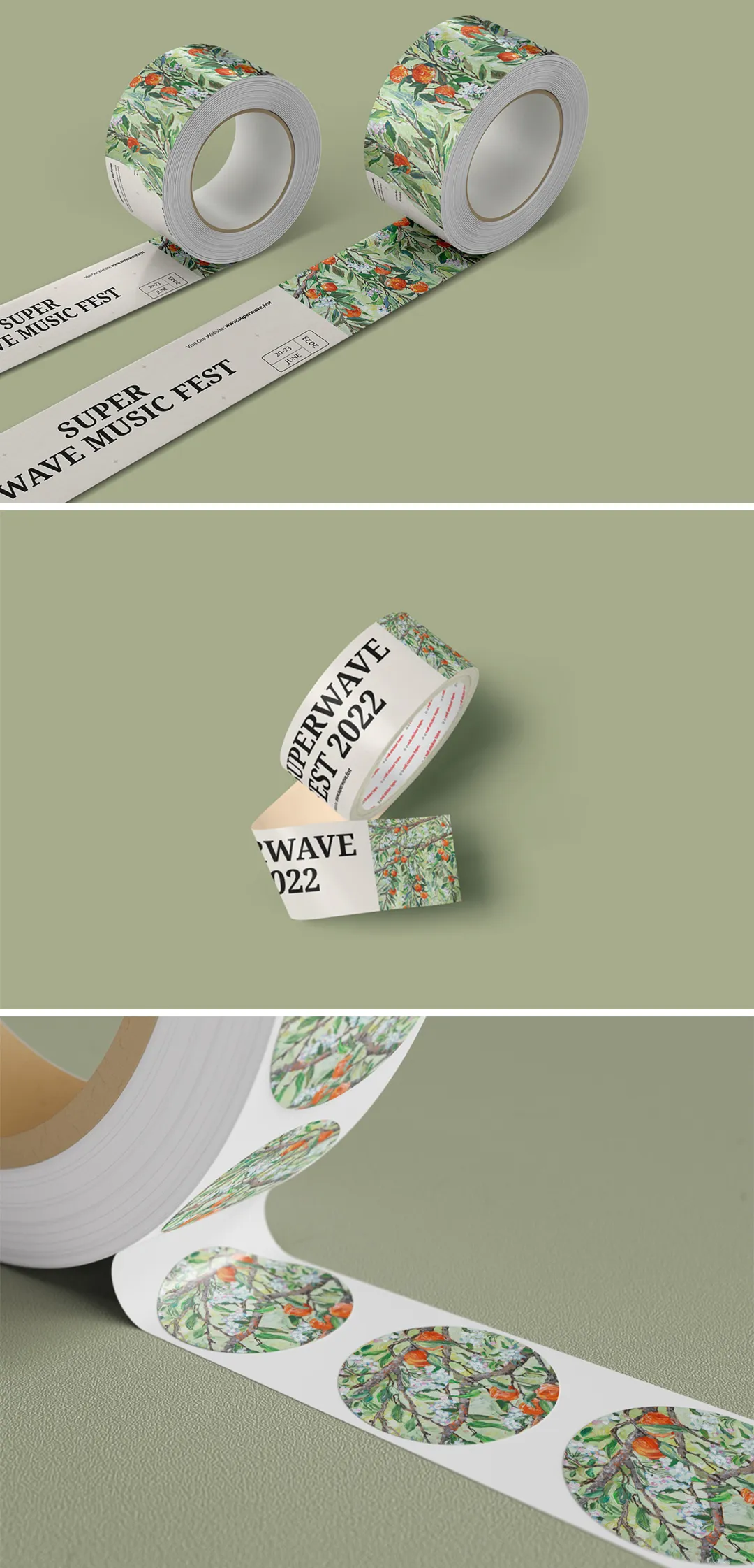 文创胶带VI应用PS样机