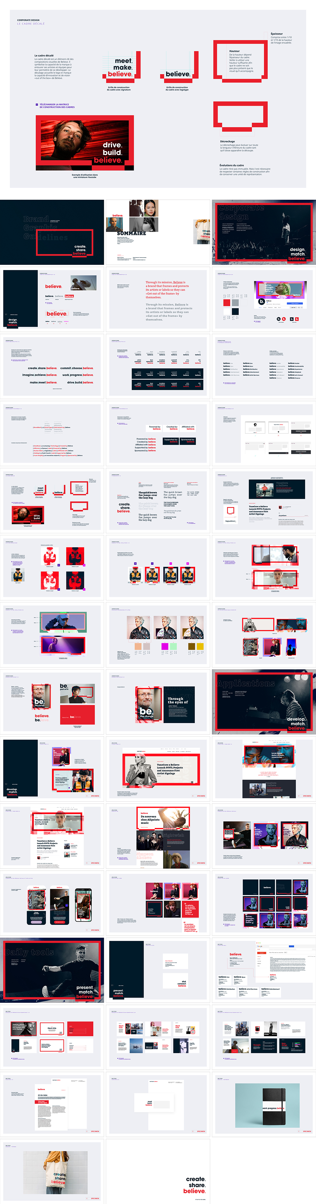 法国Believe数字音乐品牌VI手册
