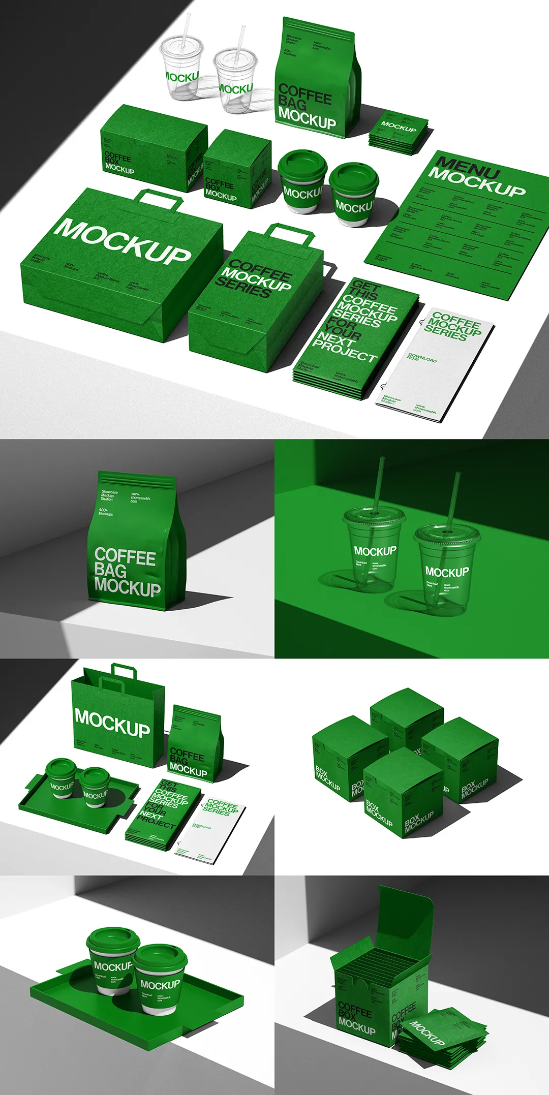 奶茶咖啡品牌VI应用PS样机