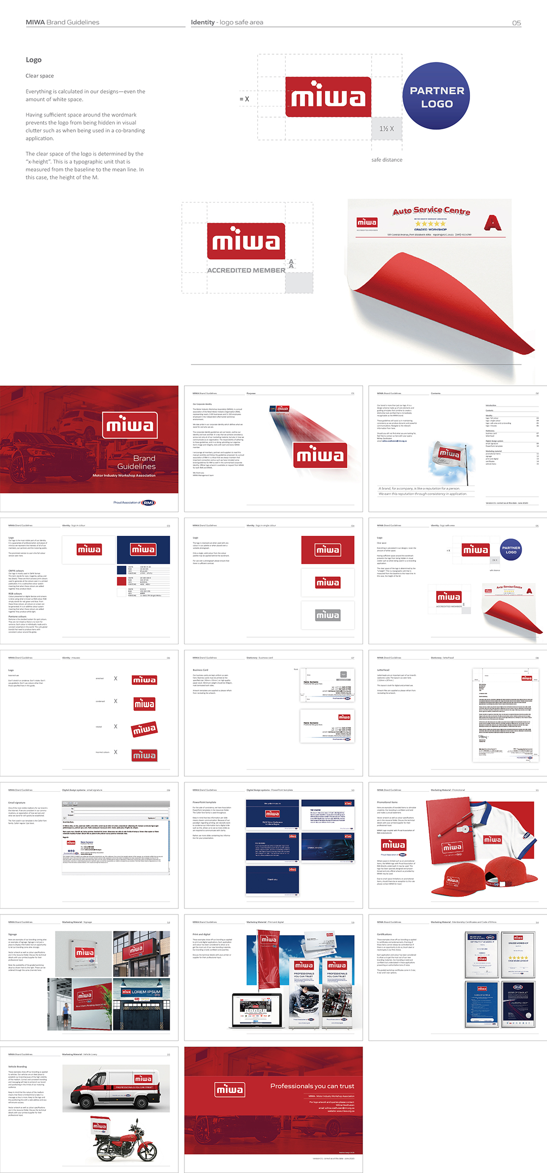 南非MIWA(Motor Industry Workshop Association)零售汽车行业组织视觉规范