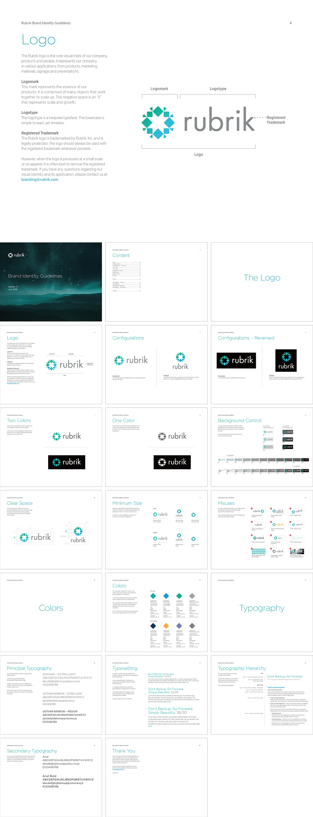 美国Rubrik云数据管理品牌logo规范