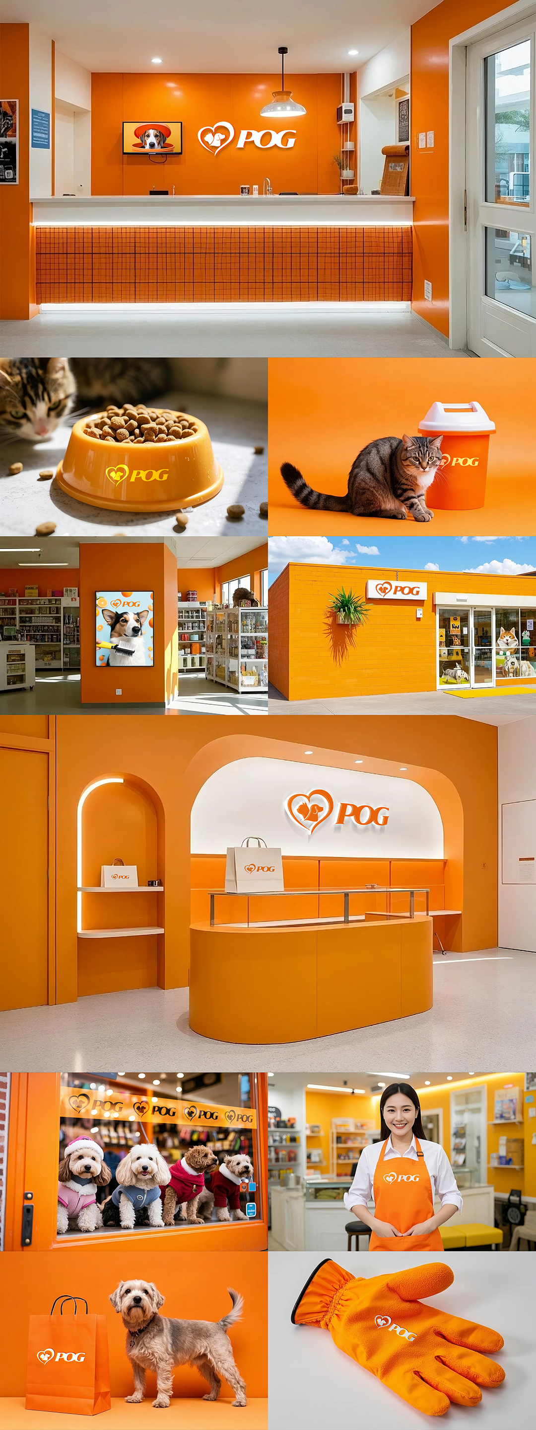 宠物品牌VI应用PS样机