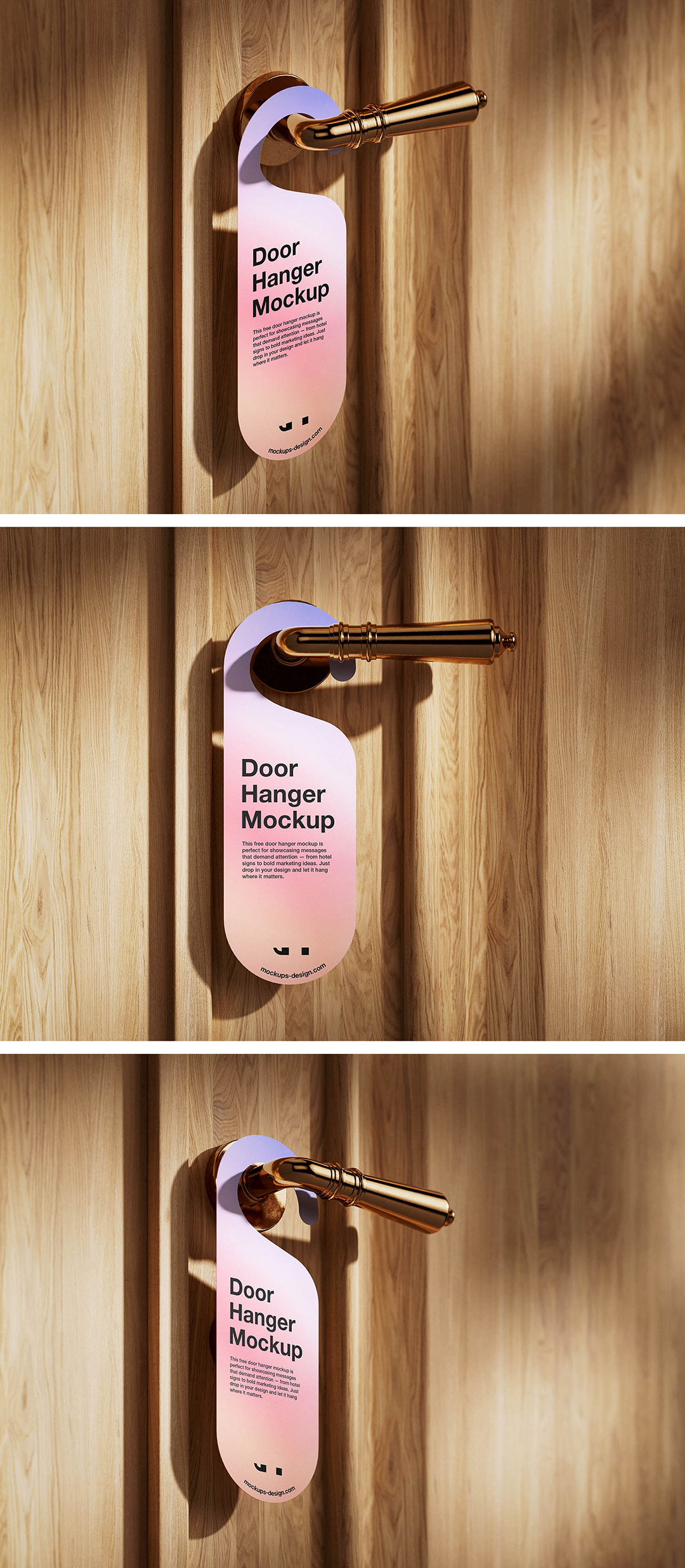 门挂模型贴图ps样机