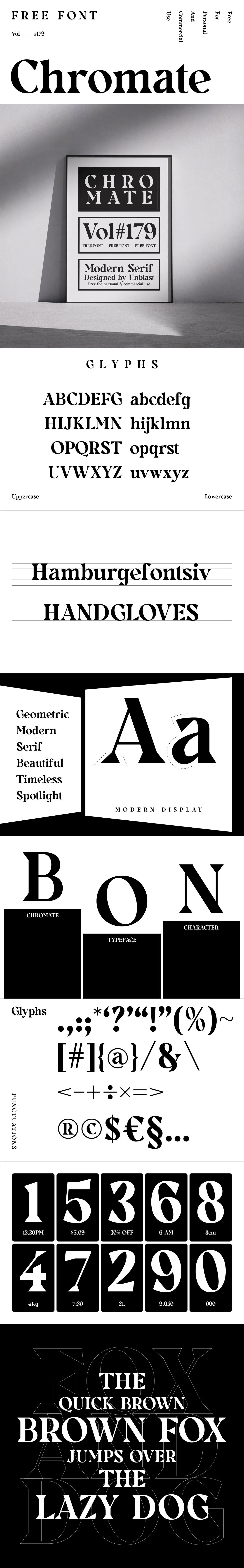 Chromate Serif Typeface字体