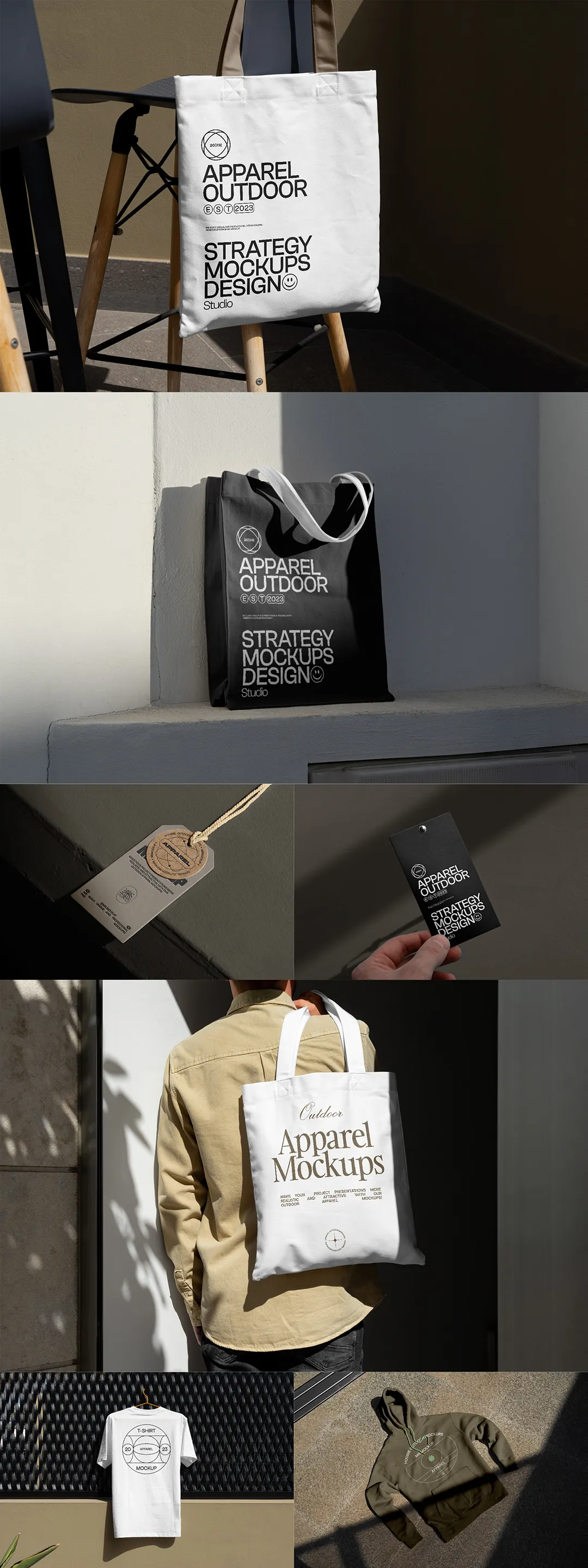 服装包包吊牌应用PS样机