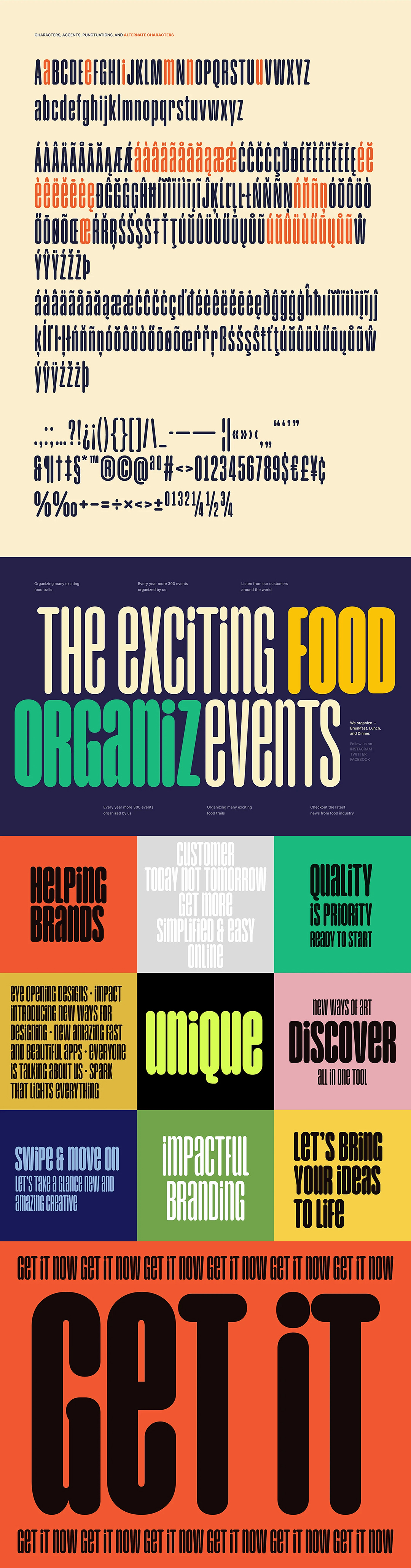 Unique圆润竖直亲和力字体