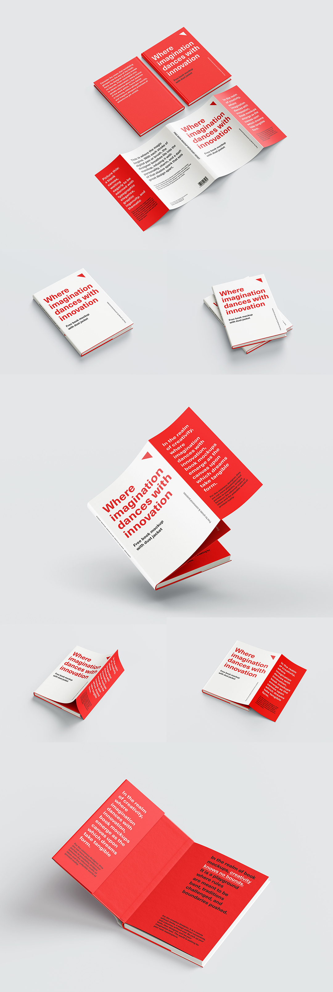 带腰封书籍效果场景展示PS样机