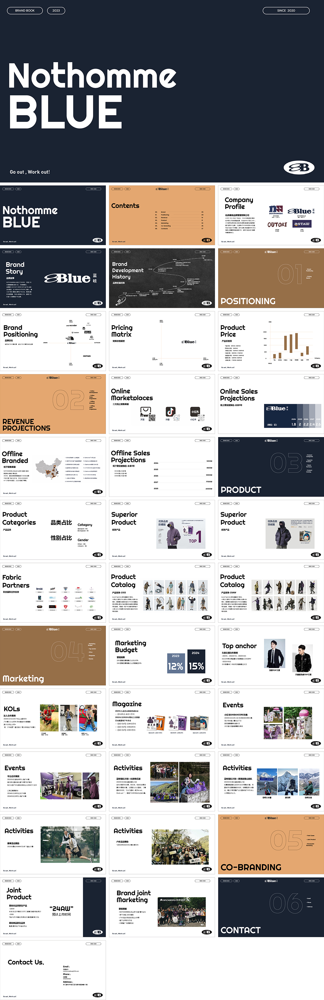 NOTHOMMEBLUE蓝岐户外运动品牌手册