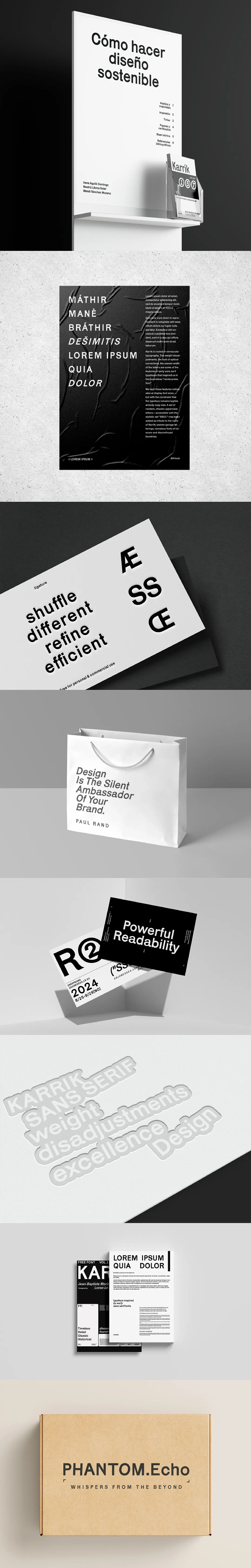 karrik展示类字体