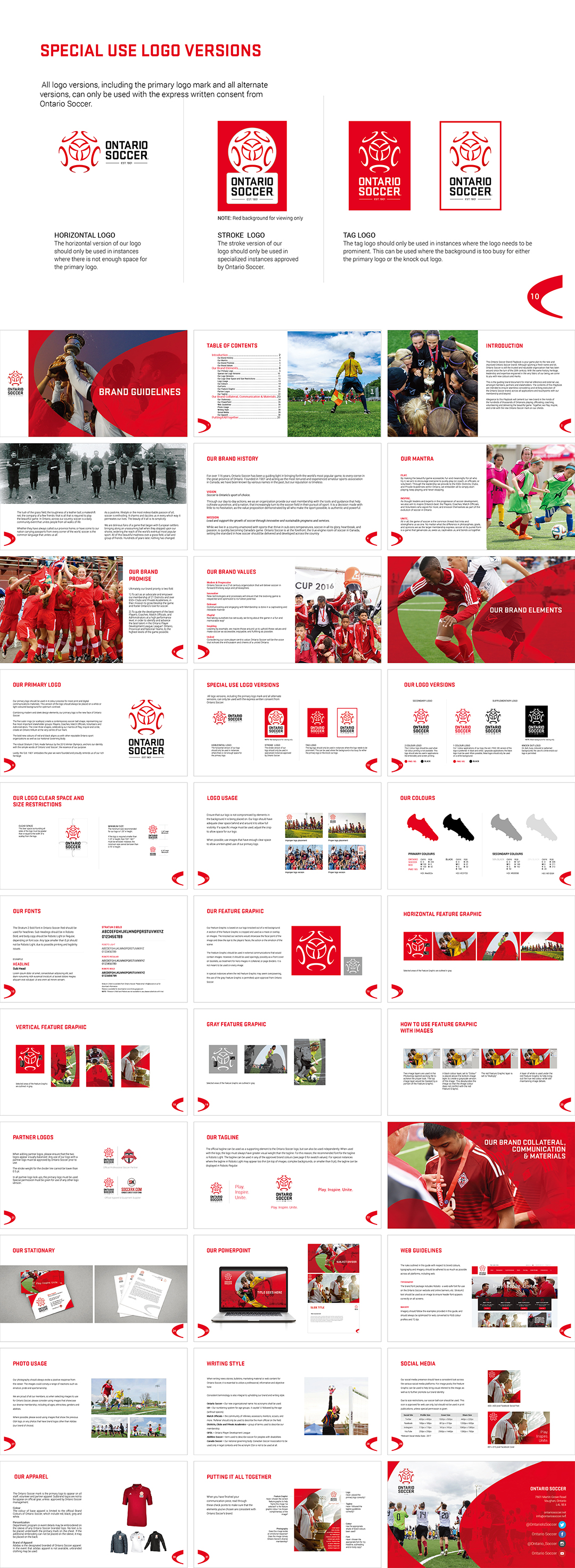 加拿大Ontario Soccer安大略足球协会VI手册