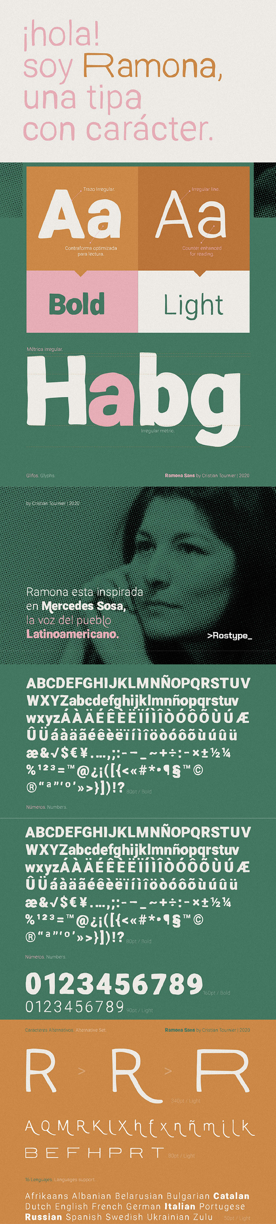 Ramona个性英文字体