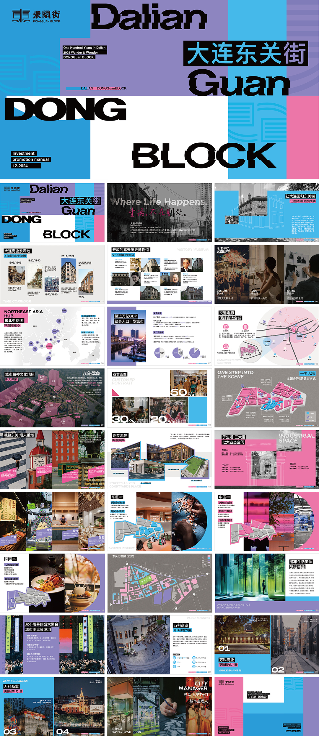 DONGGUAN BLOCK大连万科东关街商业文旅招商手册