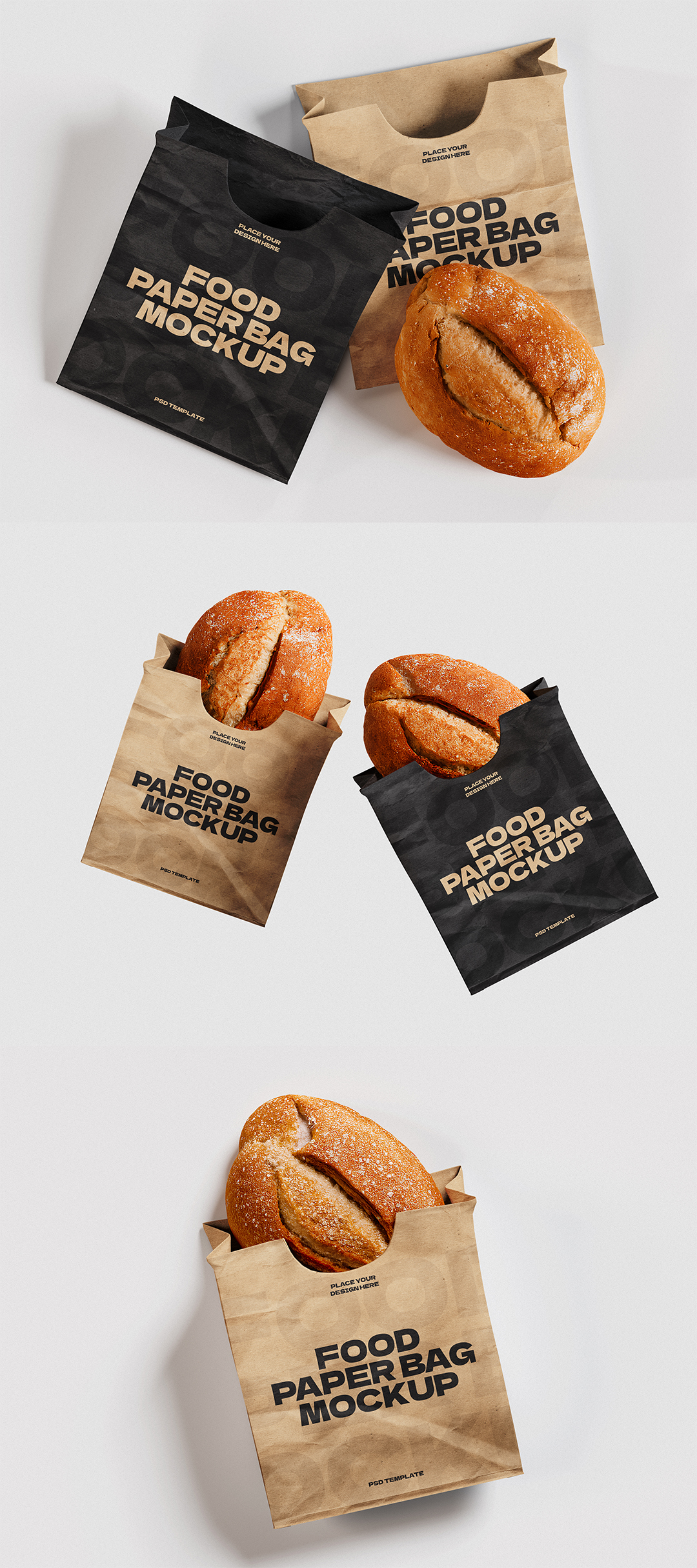 烘培面包包装袋PS样机