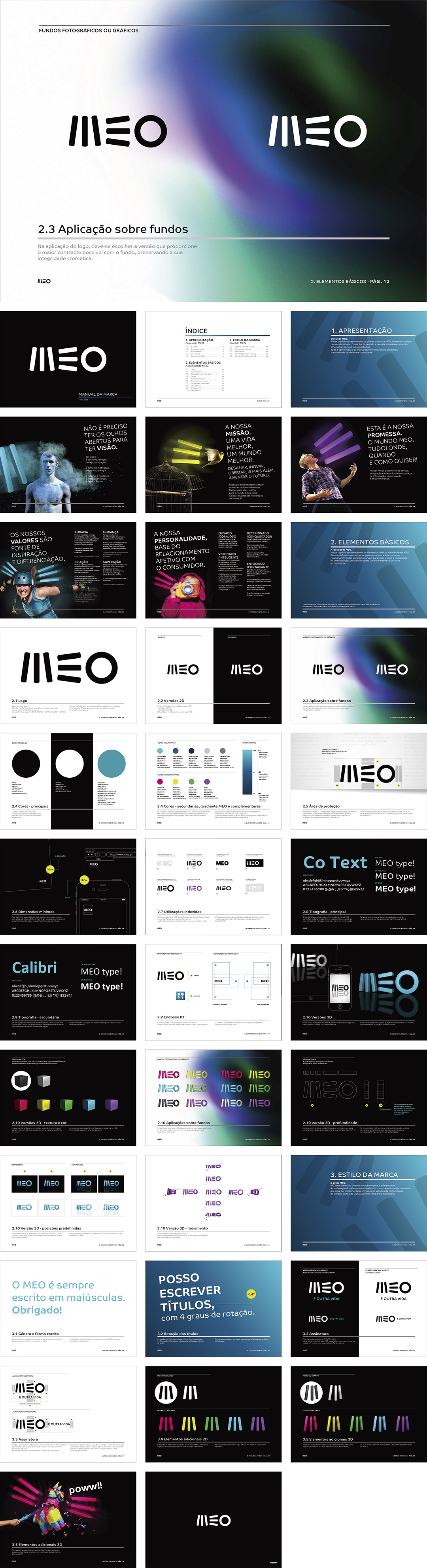 葡萄牙MEO电信品牌VI手册