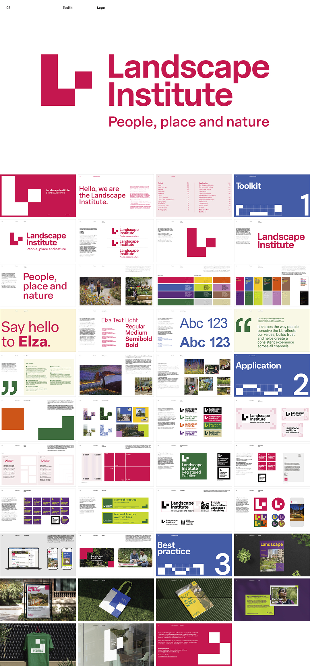 英国Landscape Institute景观建筑师协会VI手册