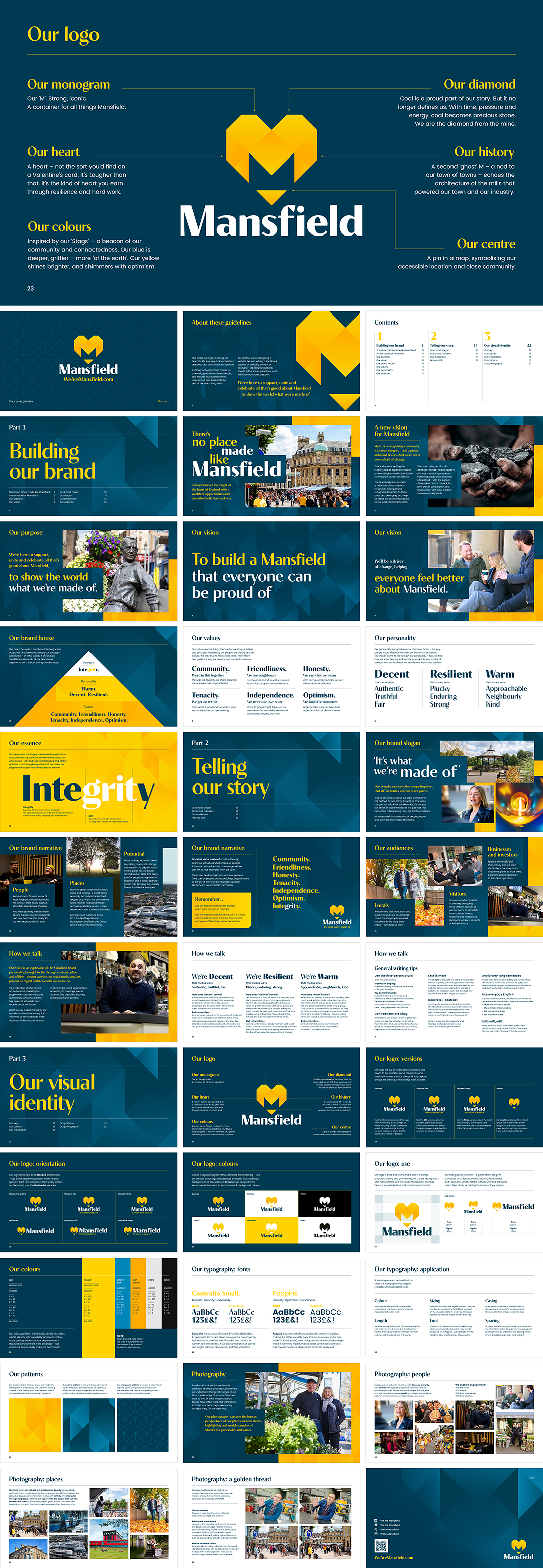 英国Mansfield曼斯菲尔德城市VI手册