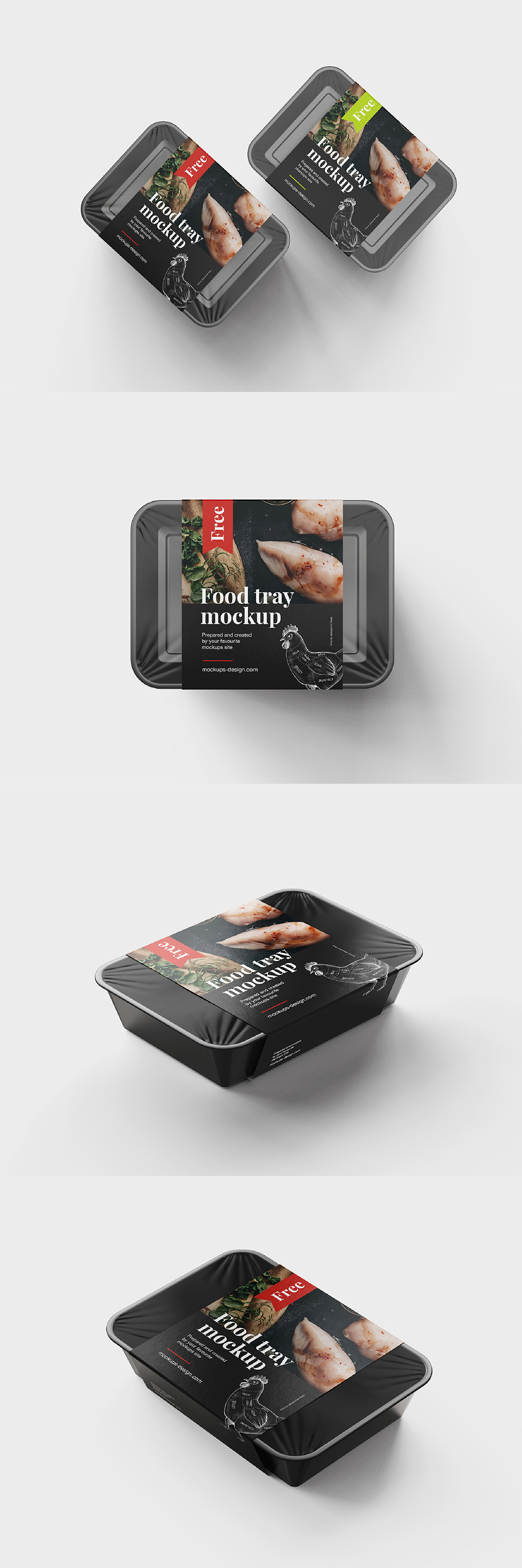 生鲜保鲜盒包装样机