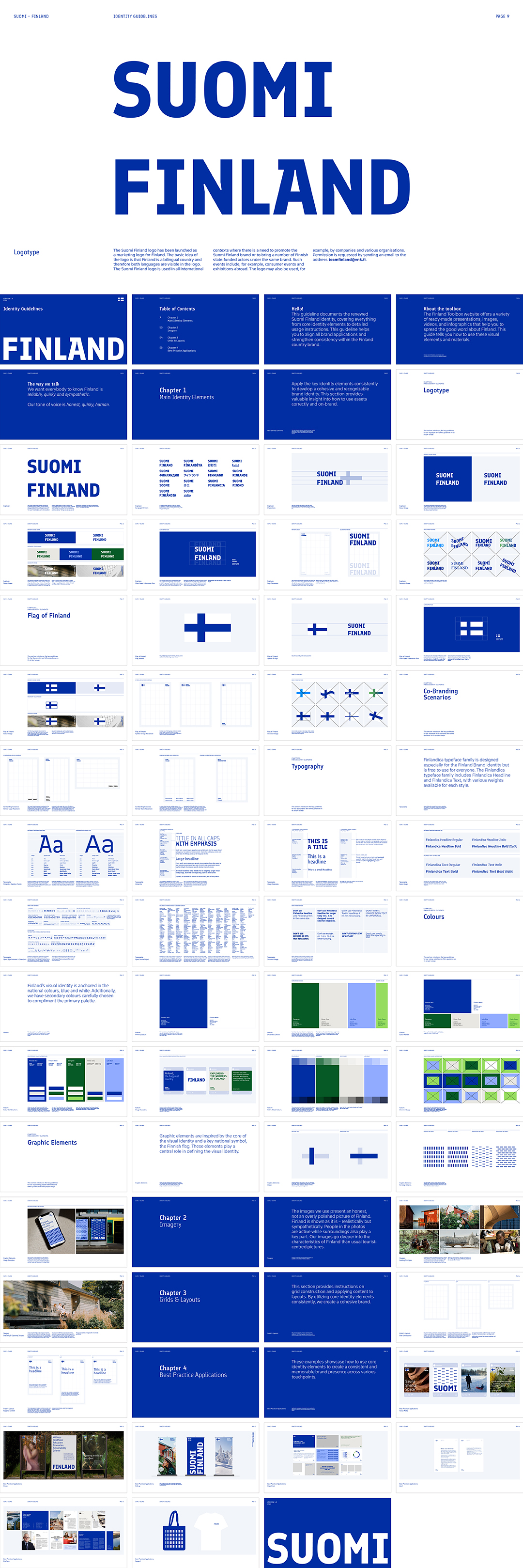 芬兰Finland国家品牌视觉识别VI手册