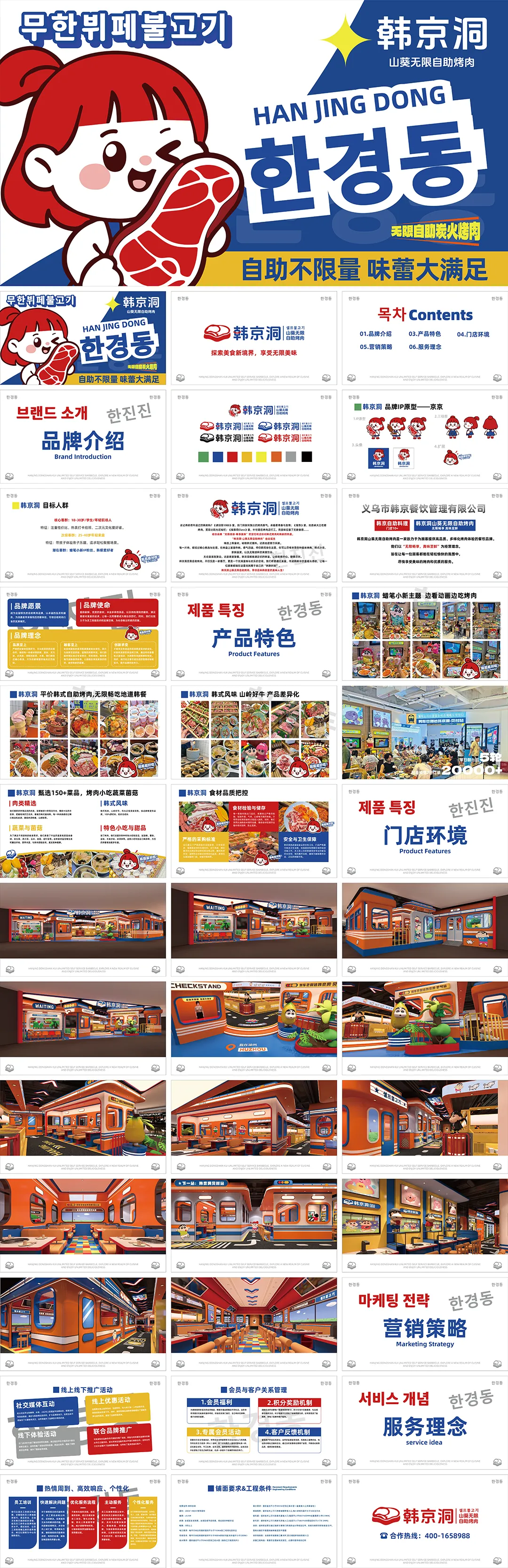 韩京洞无限自助烤肉品牌手册