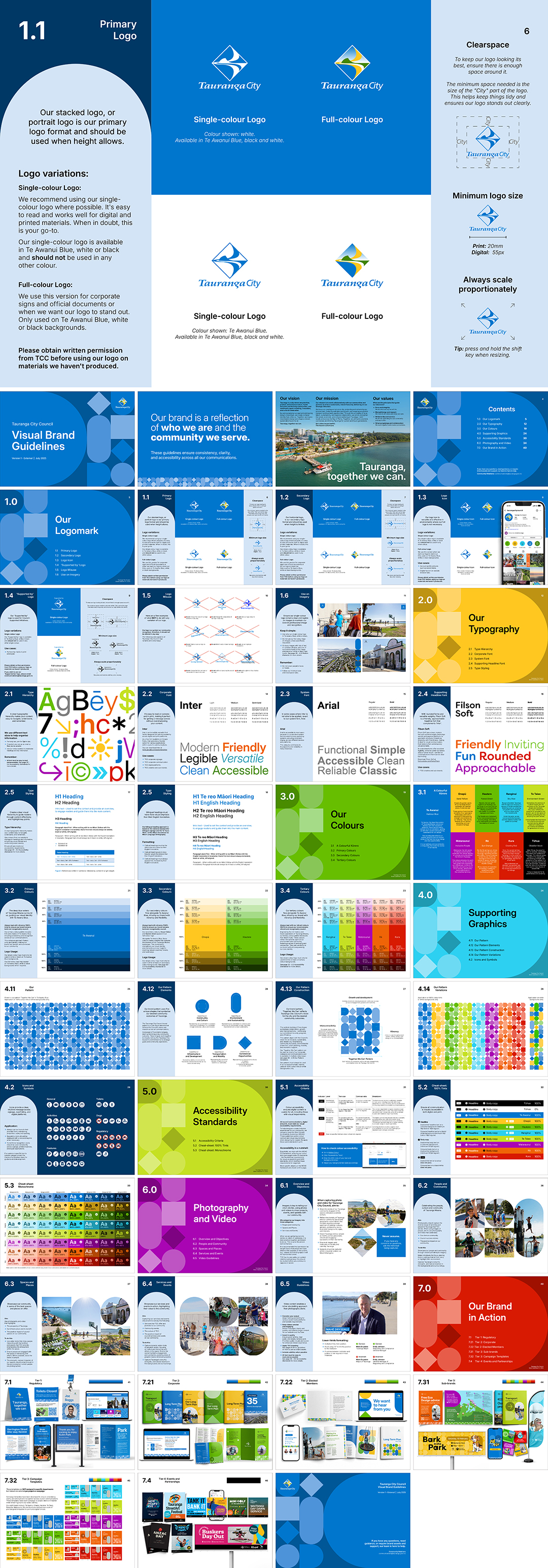 新西兰Tauranga City Council陶朗加市城市VI手册