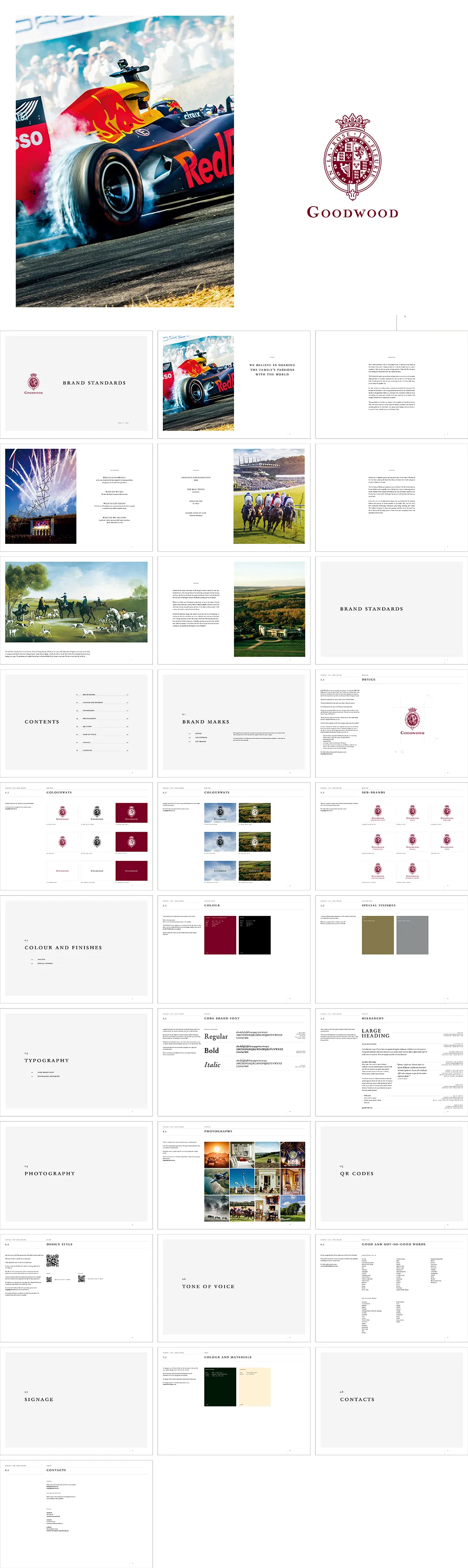 英国Goodwood古德伍德速度节活动logo视觉规范手册