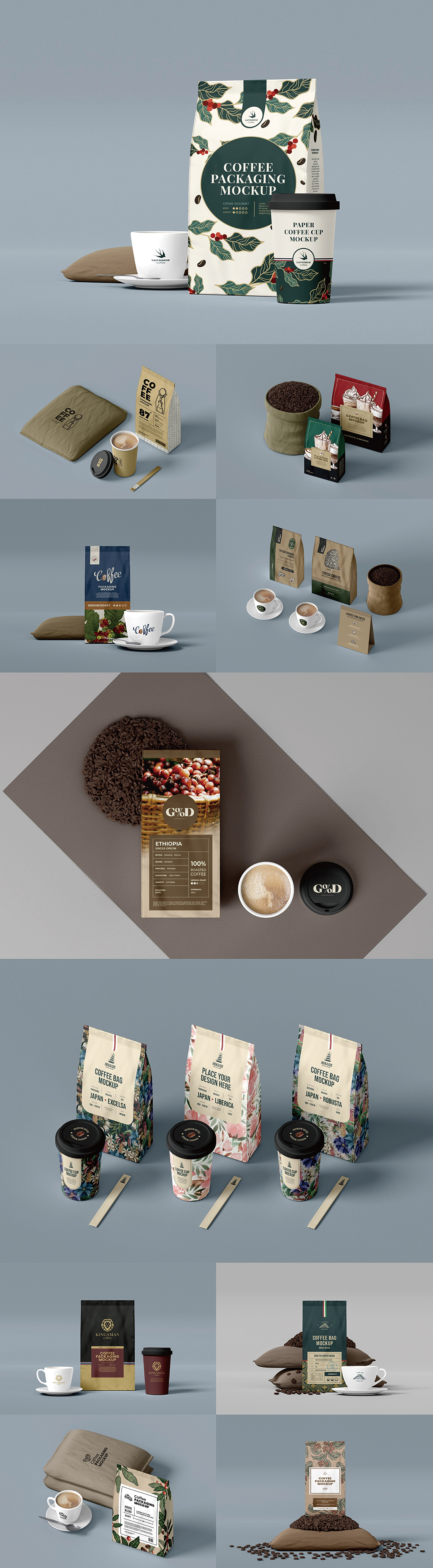 咖啡品牌包装咖啡杯应用样机