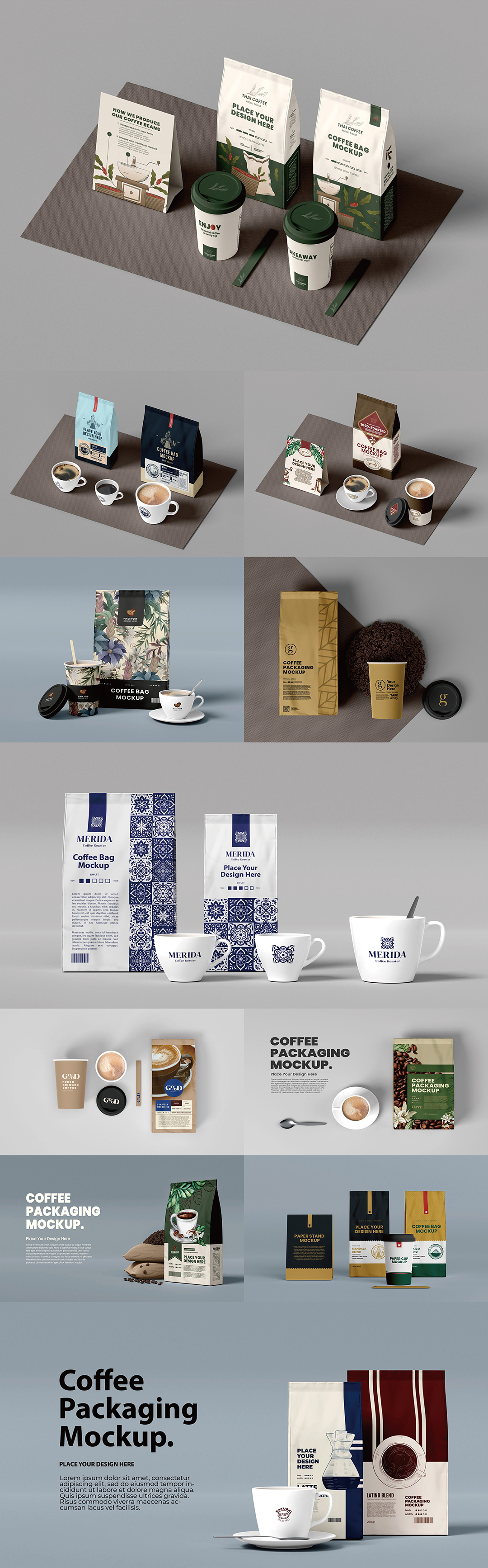 咖啡品牌包装咖啡杯应用样机