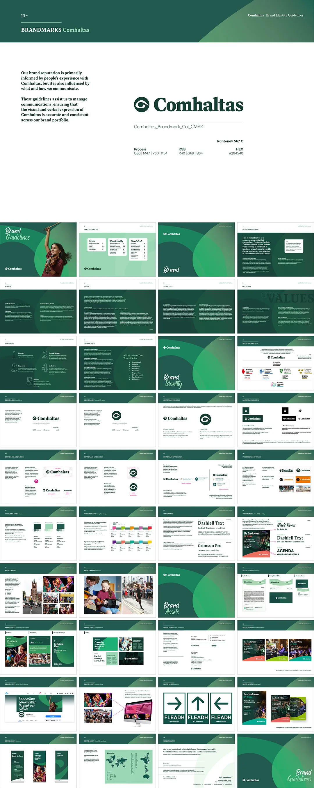 爱尔兰Comhaltas传统文化保护与推广组织VI手册