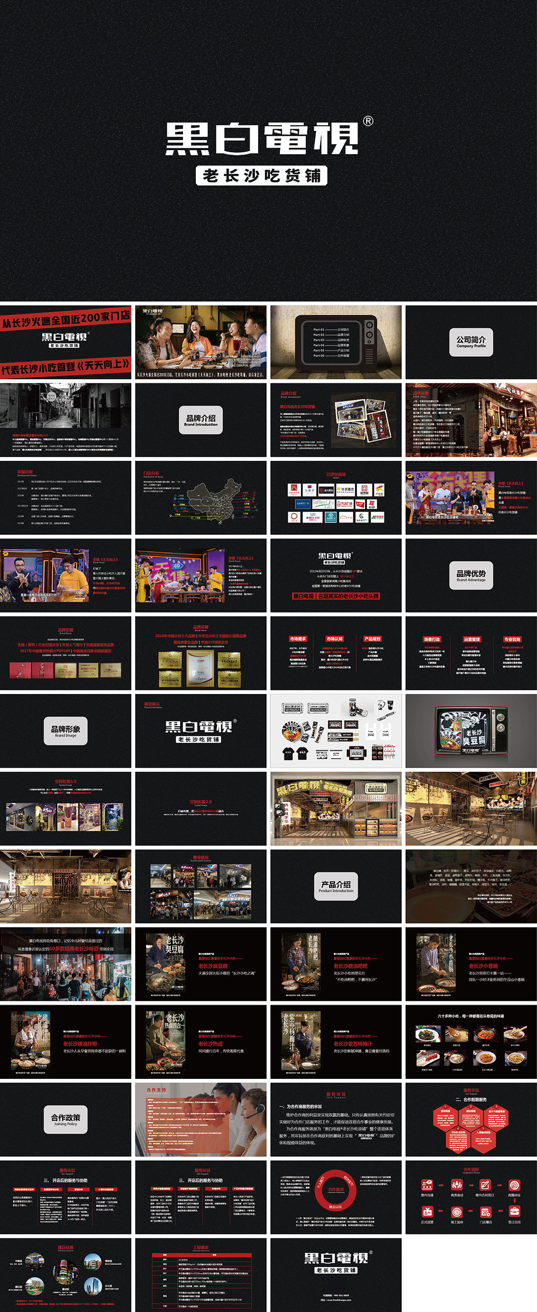 HBDS&amp;TV黑白电视长沙小食堂品牌手册