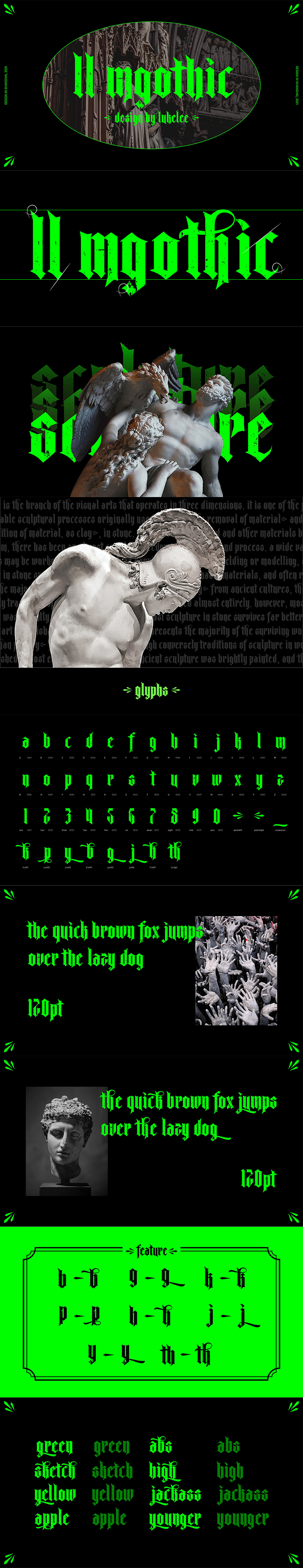 LL MGothic哥特英文字体