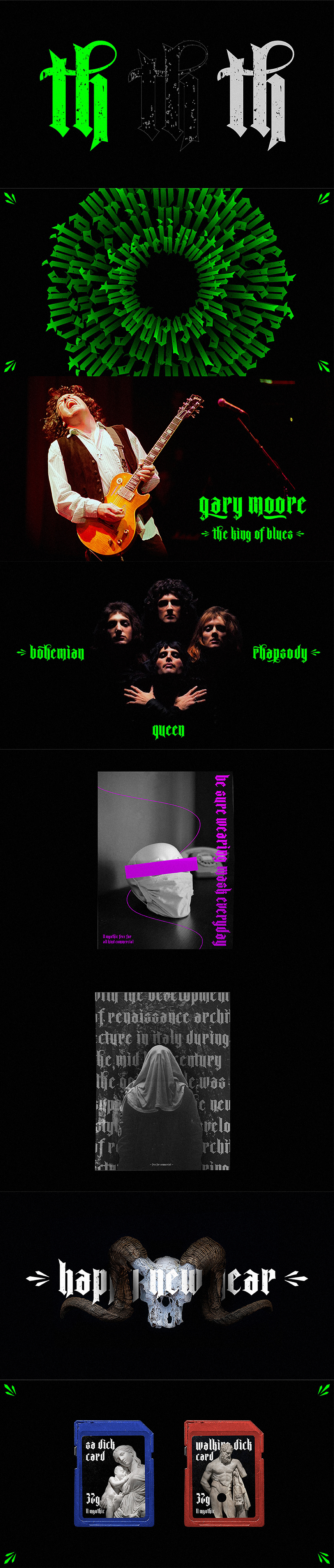 LL MGothic哥特英文字体