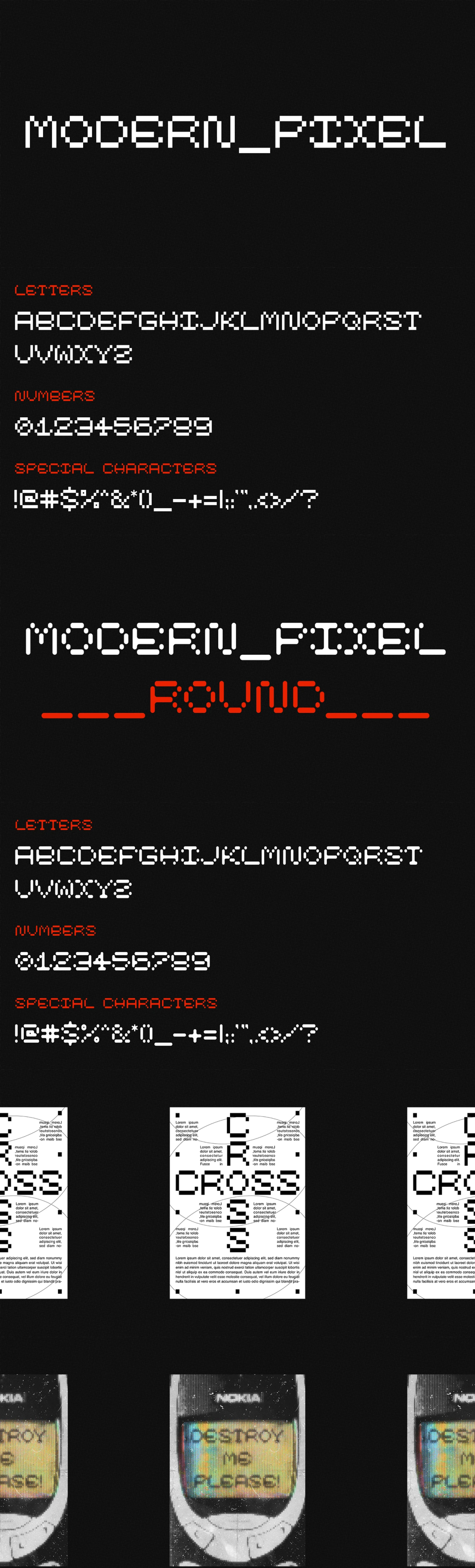 Modern Pixel复古像素字体