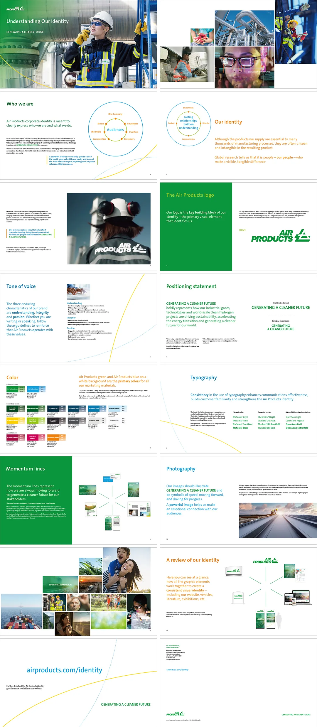 美国AIR PRODUCTS空气产品品牌视觉规范手册