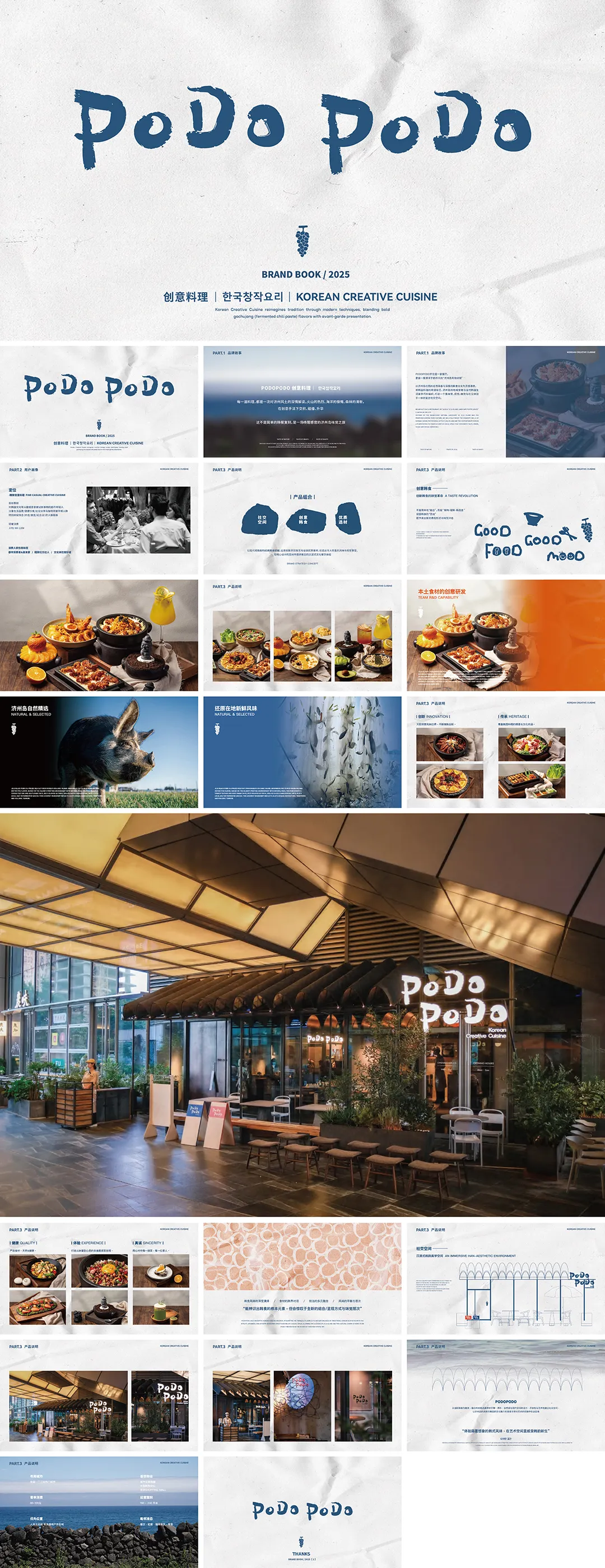 podopodo韩式创意料理品牌手册