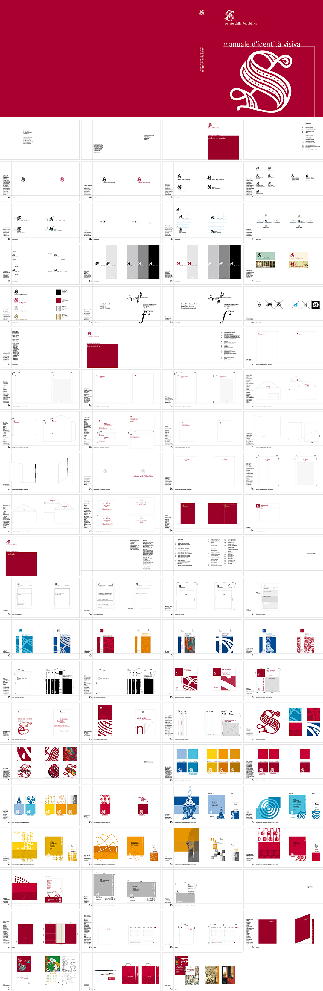 意大利SENATO DELLA REPUBBLICA参议院视觉识别手册