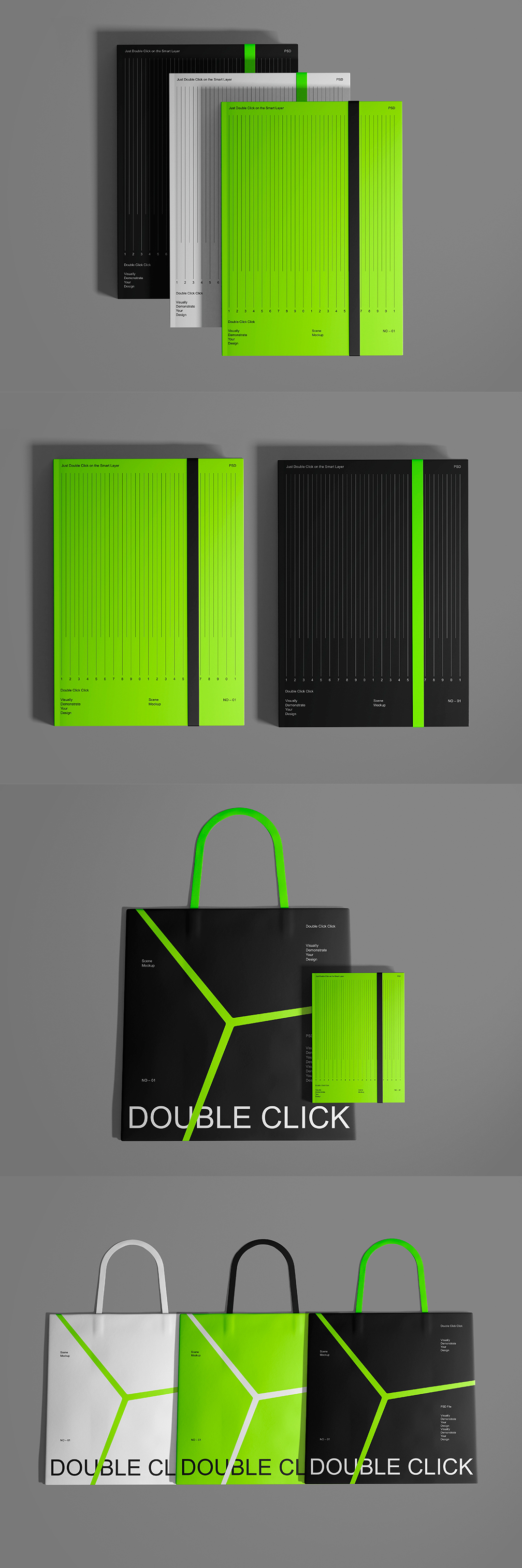 笔记本纸袋样机