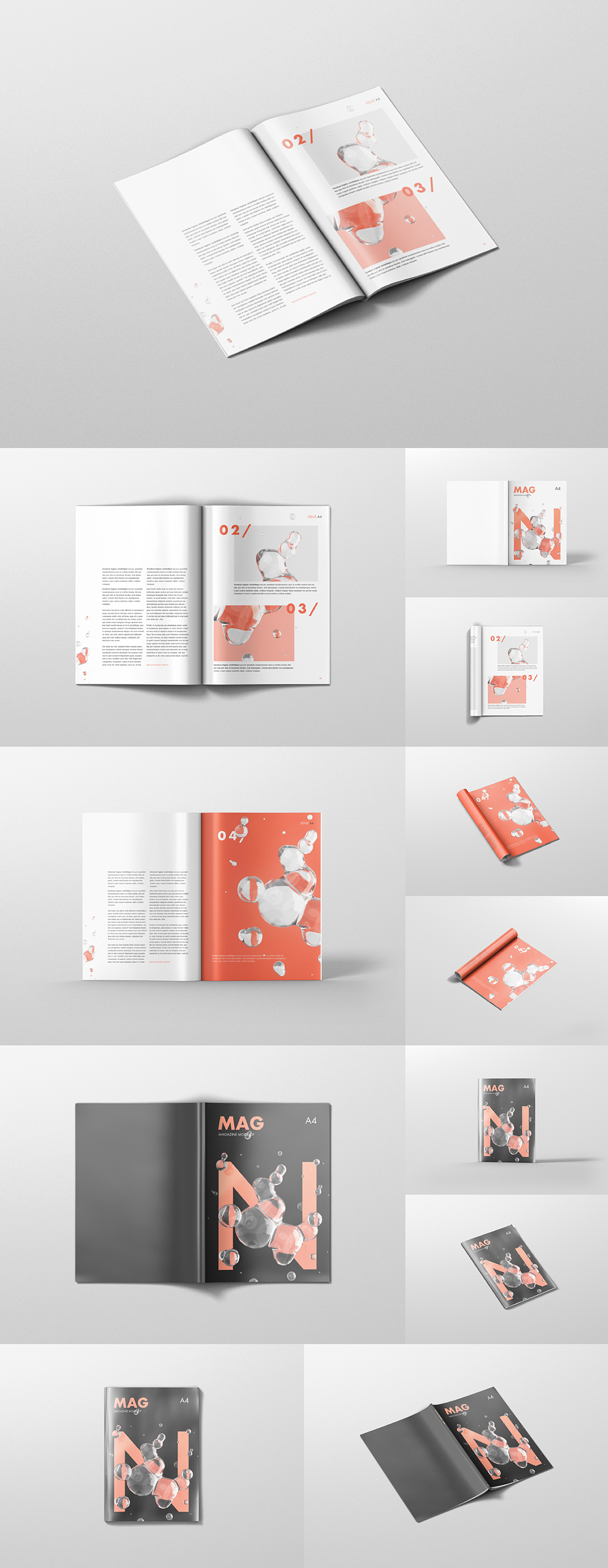 内刊期刊画册宣传册样机