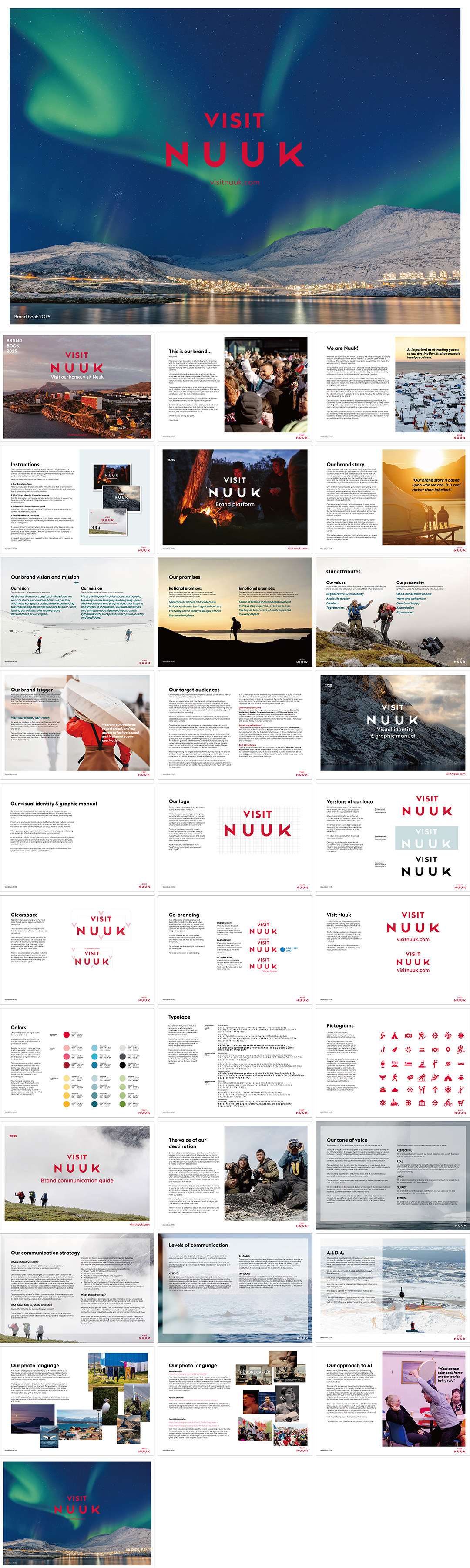 丹麦VISIT NUUK努克城市视觉规范手册