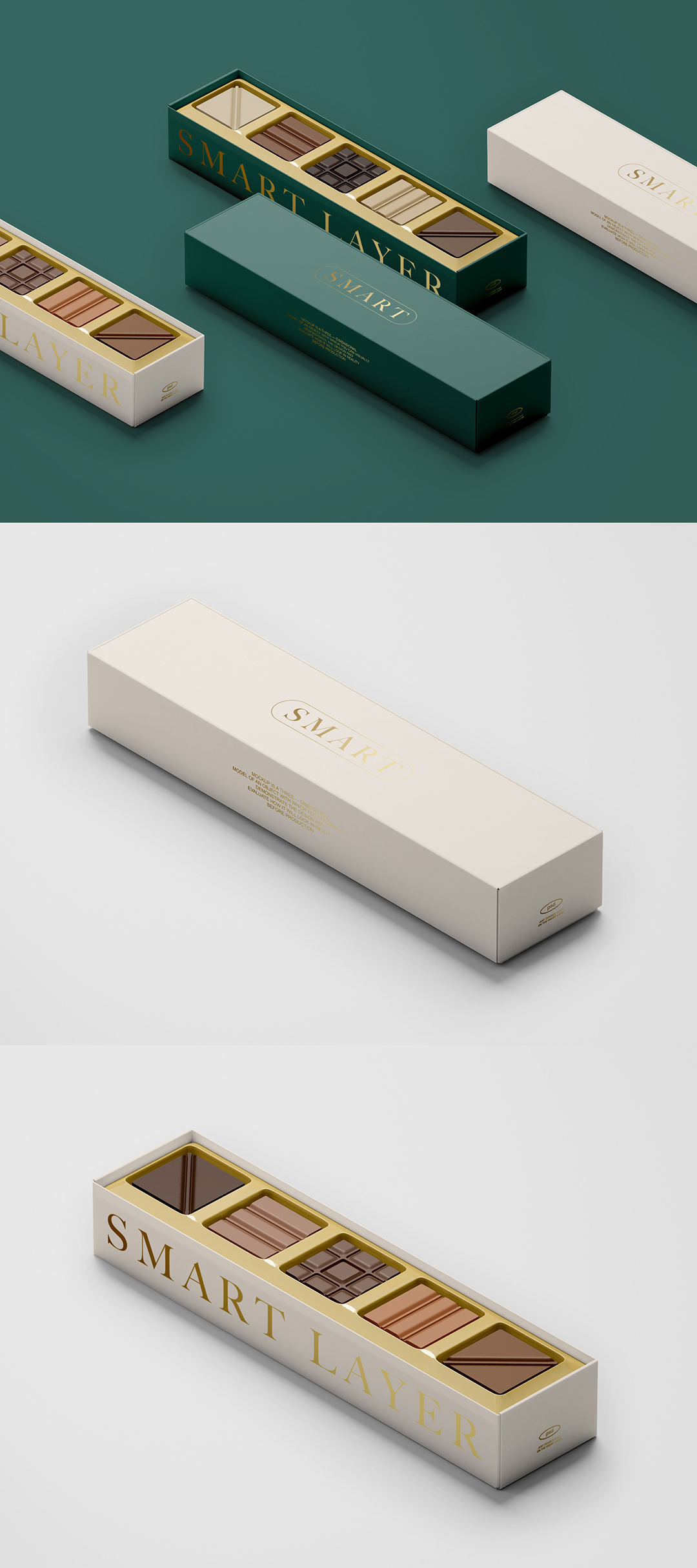 精品手工巧克力包装样机