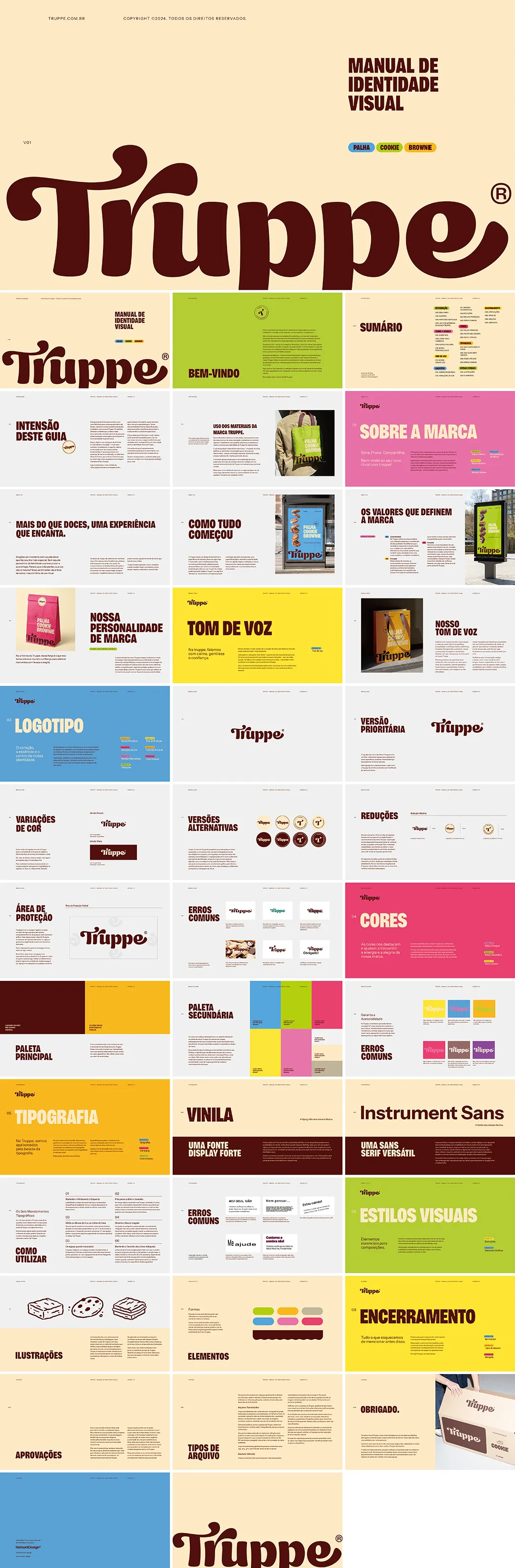 巴西Truppe手工甜点品牌视觉规范手册