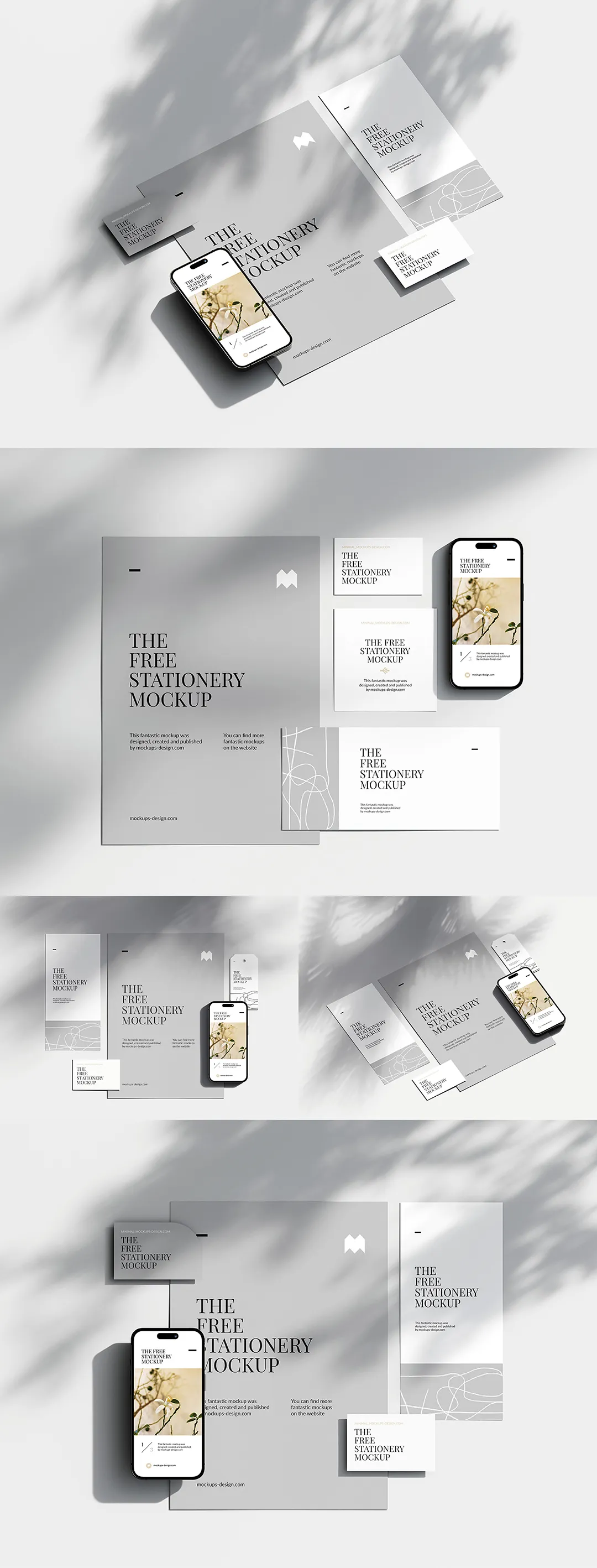 高端品牌VI办公应用信纸信封组合样机