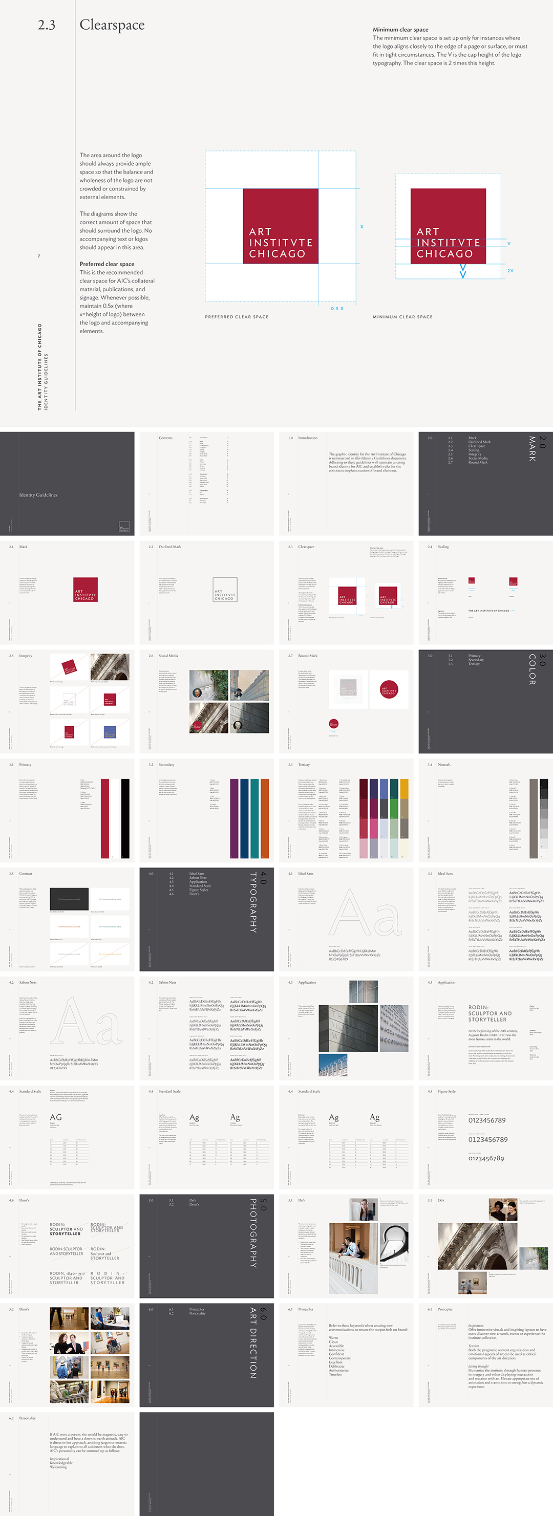 美国art institute chicago芝加哥艺术学院VI手册