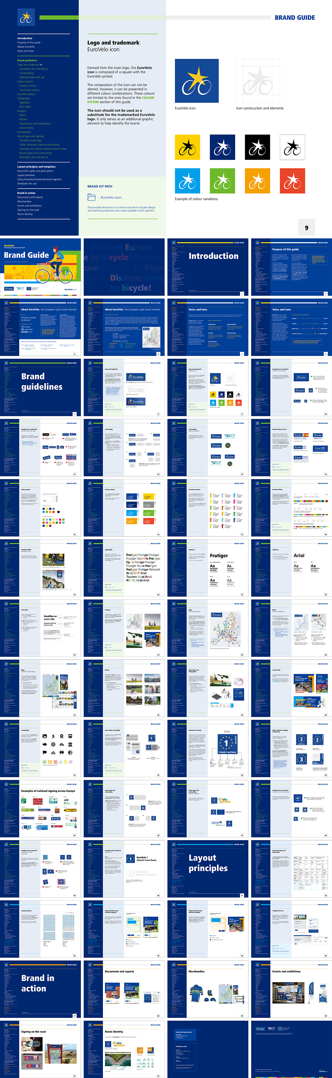 欧洲EuroVelo自行车联盟VI手册