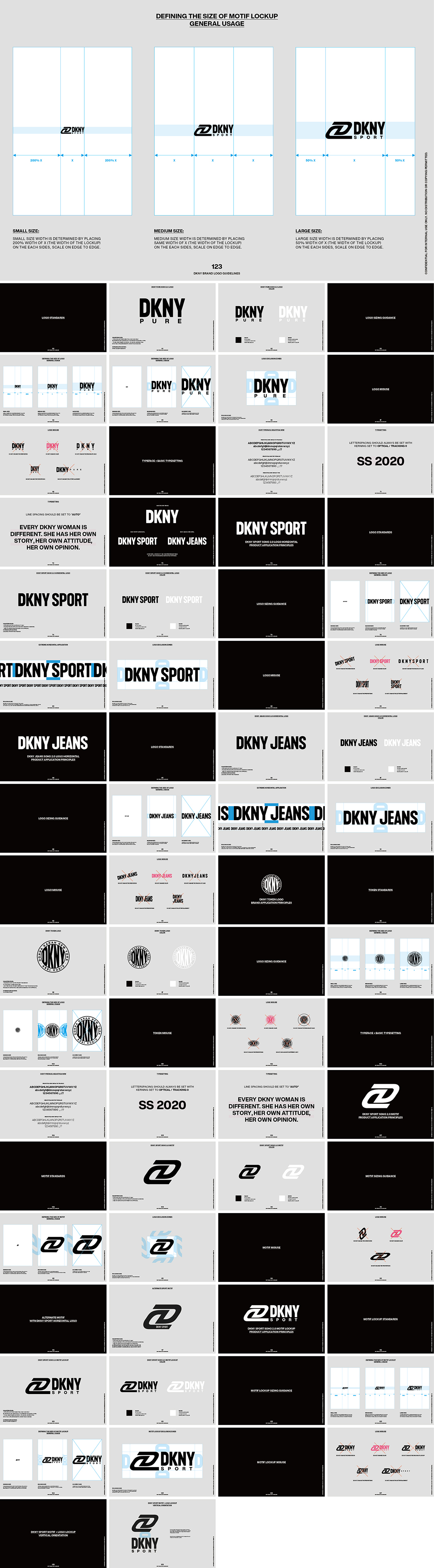美国DKNY时装品牌VI手册