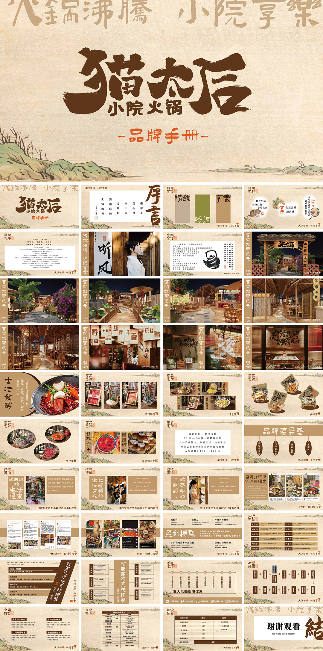 猫太后小院火锅品牌手册