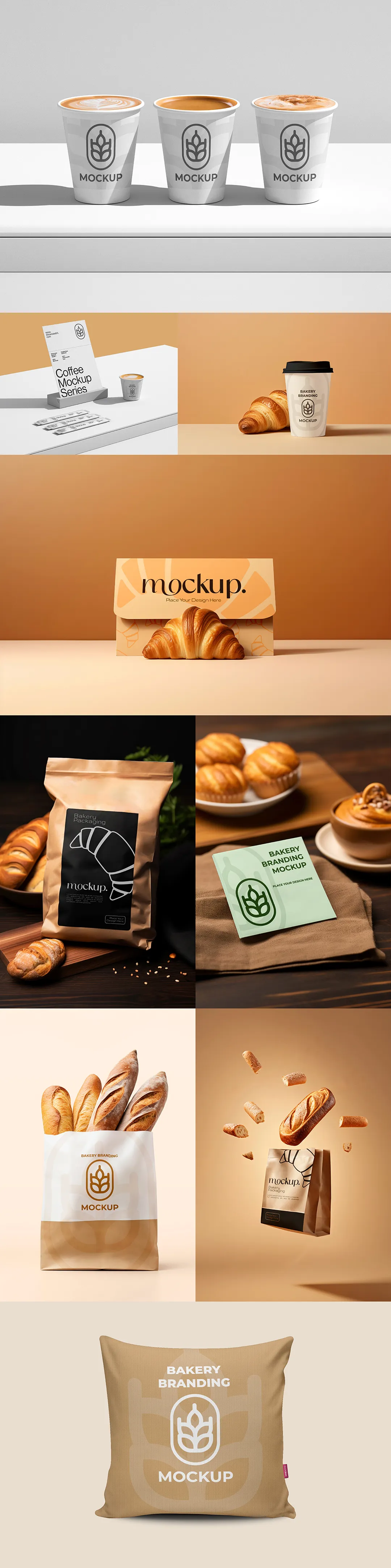 烘培品牌VI应用样机